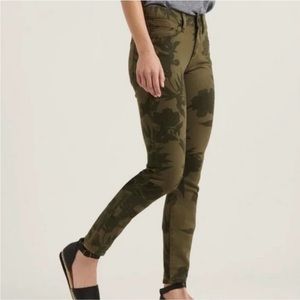 Lucky Brand Ava skinny floral print jeans